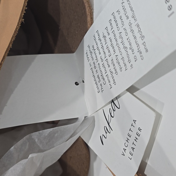 NWT ✅ The Sak Natural Vachetta Leather Tote - New & Vintage Style ✨ NWT - Picture 15 of 16